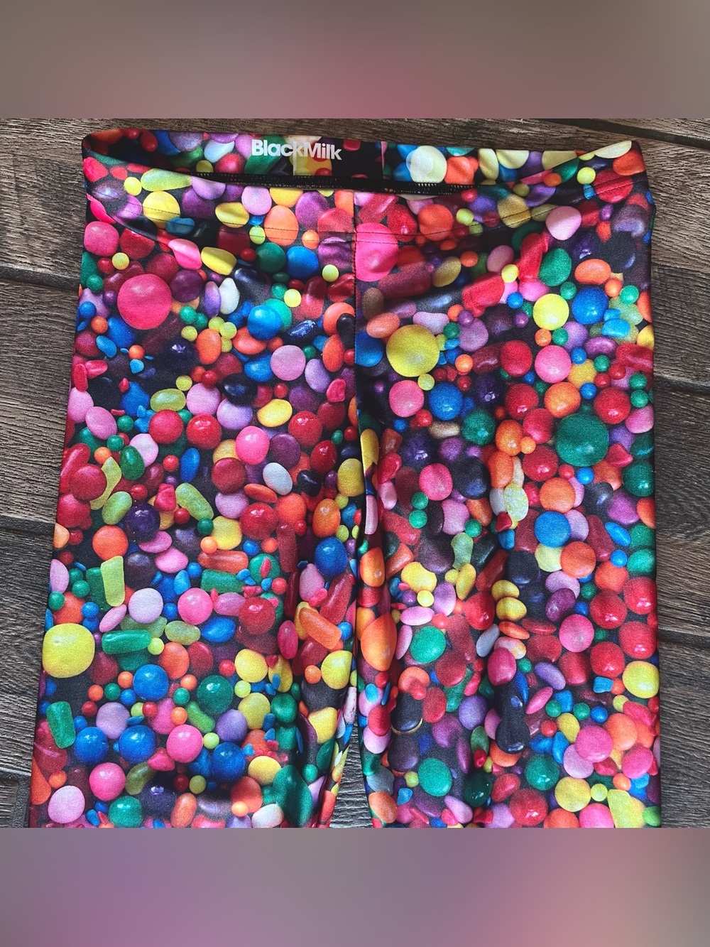 BlackMilk all over bright candy print leggings L - Picture 4 of 9